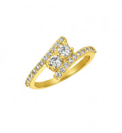 Jewelmi Custom 14k Yellow Gold Diamond Ring