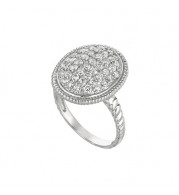 Jewelmi Custom 14k White Gold Diamond Ring