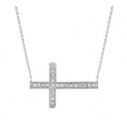 Jewelmi Custom 14k White Gold Diamond Necklace