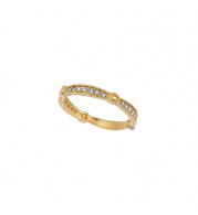 Jewelmi Custom 14k Yellow Gold Diamond Ring