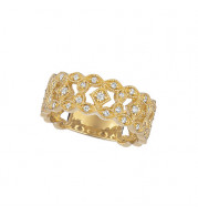 Jewelmi Custom 14k Yellow Gold Diamond Ring