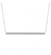 Jewelmi Custom 14k White Gold Diamond Necklace