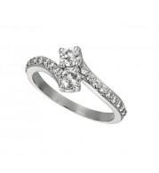 Jewelmi Custom 14k White Gold Diamond Ring