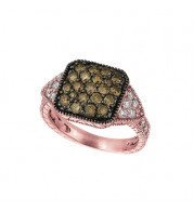 Jewelmi Custom 14k Rose Gold Diamond Ring