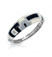 Belle Etoile Art Deco Black Bangle