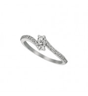Jewelmi Custom 14k White Gold Diamond Ring