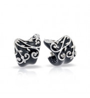 Belle Etoile Anastacia Black Earrings