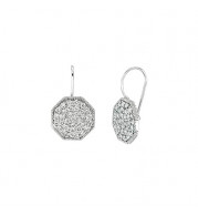 Jewelmi Custom 14k White Gold Diamond Earrings