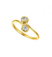 Jewelmi Custom 14k Yellow Gold Diamond Ring