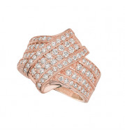 Jewelmi Custom 14k Rose Gold Diamond Ring