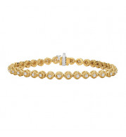 Jewelmi Custom 14k Yellow Gold Diamond Bracelet