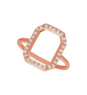 Jewelmi Custom 14k Rose Gold Diamond Ring