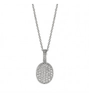 Jewelmi Custom 14k White Gold Diamond Necklace