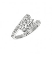 Jewelmi Custom 14k White Gold Diamond Ring