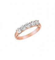 Jewelmi Custom 14k Rose Gold Diamond Ring