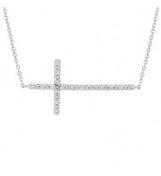 Jewelmi Custom 14k White Gold Diamond Necklace