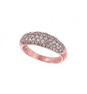 Jewelmi Custom 14k Rose Gold Diamond Ring