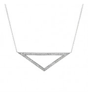 Jewelmi Custom 14k White Gold Diamond Necklace