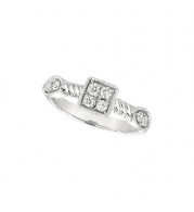 Jewelmi Custom 14k White Gold Diamond Ring