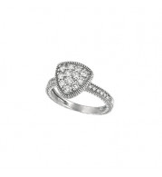 Jewelmi Custom 14k White Gold Diamond Ring