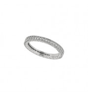 Jewelmi Custom 14k White Gold Carved Diamond Wedding Band