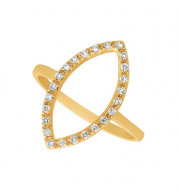 Jewelmi Custom 14k Yellow Gold Diamond Ring