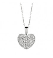 Jewelmi Custom 14k White Gold Diamond Necklace