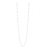 Jewelmi Custom 14k White Gold Diamond Necklace