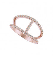 Jewelmi Custom 14k Rose Gold Diamond Ring