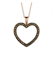 Jewelmi Custom 14k Rose Gold Diamond Necklace