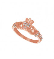 Jewelmi Custom 14k Rose Gold Diamond Ring