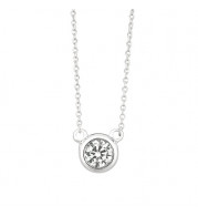 Jewelmi Custom 14k White Gold Diamond Necklace