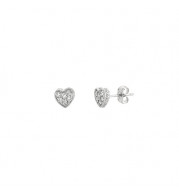 Jewelmi Custom 14k White Gold Diamond Earrings