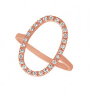 Jewelmi Custom 14k Rose Gold Diamond Ring