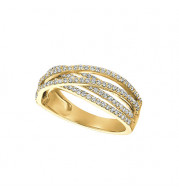 Jewelmi Custom 14k Yellow Gold Diamond Ring