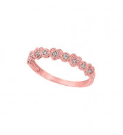 Jewelmi Custom 14k Rose Gold Diamond Ring