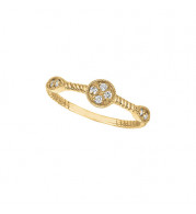 Jewelmi Custom 14k Yellow Gold Diamond Ring