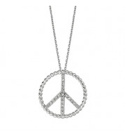 Jewelmi Custom 14k White Gold Diamond Necklace