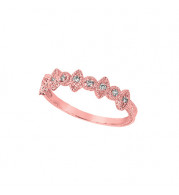Jewelmi Custom 14k Rose Gold Diamond Ring