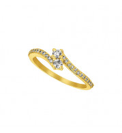 Jewelmi Custom 14k Yellow Gold Diamond Ring