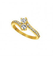 Jewelmi Custom 14k Yellow Gold Diamond Ring