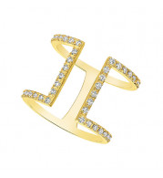 Jewelmi Custom 14k Yellow Gold Diamond Ring