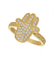 Jewelmi Custom 14k Yellow Gold Diamond Ring