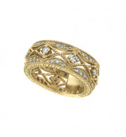 Jewelmi Custom 14k Yellow Gold Diamond Ring