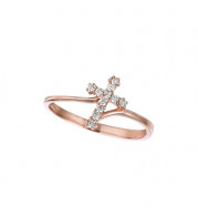 Jewelmi Custom 14k Rose Gold Diamond Ring