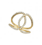 Jewelmi Custom 14k Yellow Gold Diamond Ring