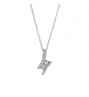 Jewelmi Custom 14k White Gold Diamond Necklace