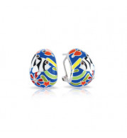 Belle Etoile Angelfish Blue Earrings