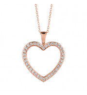 Jewelmi Custom 14k Rose Gold Diamond Necklace