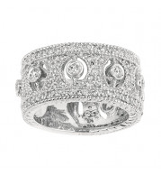 Jewelmi Custom 14k White Gold Diamond Ring